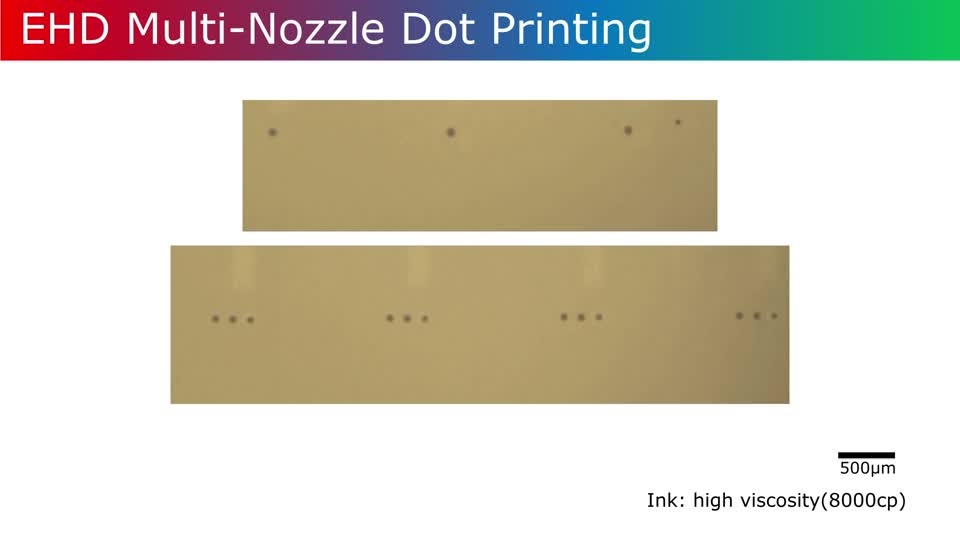 EHD Multinozzle Dot Printing